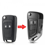 Modifitseeritud 2/3/4/5 nupuga kaugjuhtimispuldi v&otilde;tme&uuml;mbris Chevrolet Cruze Epica Lova Camaro jaoks Vauxhall Insignia jaoks Opel Astra jaoks Buicki jaoks New 2 Buttons