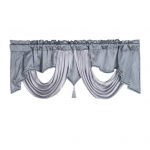 L&uuml;hike aknakardin Volditud laineline valance Plisseeritud tutt p&auml;ikesevari Varda t&uuml;&uuml;p K&ouml;&ouml;k Vannituba Magamistuba Kohvik Dekoratsioonikardin valge