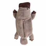 Loov suure mahutavusega multifilmi loomade pl&uuml;&uuml;sist penaal meestele ja naistele, kirjatarvete kott, multifunktsionaalne hoiukott, naljakas nokkloom parkkoor