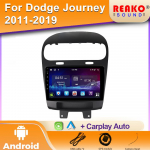 2 DIN Android Autoraadio Dodge Journey Fiat Freemont Leap 2012-2020 jaoks GPS Auto Multimeediam&auml;ngija Autoraadio Peaseade WiFi 4 core 2GB+64GB carplay