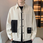 Retro velvetist jope meeste s&uuml;gis uus trendikas mitmek&uuml;lgne vabaaja s&auml;rk rev&auml;&auml;riga t&ouml;&ouml;topp M