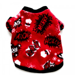 Armas Skull Print Lemmikloomakoera riided Talvine soe fliisist lemmikloomamantel v&auml;ikestele koertele Prantsuse buldogi kutsika koerariided Chihuahua riided XS