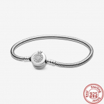 925 Sterling h&otilde;bedane ussikett lilled, sinised lainelised liugk&auml;ev&otilde;rud, mis sobivad originaalse kaubam&auml;rgiga v&otilde;lusid, naiste t&uuml;drukute isetegemine ehete tegemine 16cm