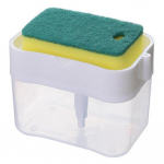 1 komplekt seebikarbi k&ouml;&ouml;gi automaatse jaoturiga pesuaine ja vedelikukarbi k&auml;sn hall