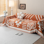 Boho Jacquard &scaron;enill-diivanir&auml;tik tuttidega, kahepoolne, elutuppa telkimiseks piknikuks suur tekk vaba aeg l&otilde;&otilde;gastumiseks rannas 180X130cm