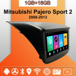 Android Carplay Autoraadio Mitsubishi Pajero Sport 2 2008-2013 jaoks Multimeediapleier Peaseade Stereo GPS-navigatsioon BT WIFI 2+32GB 1+16GB orange