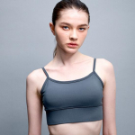 Horaho Skinny &Uuml;hev&auml;rviline Spordirinnahoidja Topp (3 V&Auml;RVI) Charcoal / S