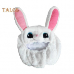 Mootorratta kiivri kate Tolmukindel universaalne jalgrattakiivri kate Naljakas pehme mootorratta peakate t&auml;iskiivritele valge