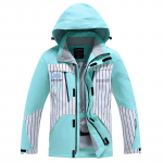 Suusajope naistele ja meestele Veekindel tuulekindel isoleeritud talvine m&auml;gede v&auml;limine spordikapuutsiga soe suusa-lumemantel taskutega lumelauajoped XS