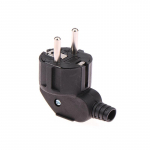 Eu pistikuadapter 16A leegiaeglustav isane asendus vahelduvvoolu pistikupesad Juhtmega Schuko elektriline pistikupesa pikenduskaabli jaoks must