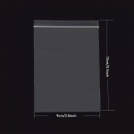 100 tk plastikust t&otilde;mblukuga kotid, l&auml;bipaistev pol&uuml;st&uuml;reenkott, taassuletavad lukuga kotid, sobivad suupistete, p&auml;hklite, seemnete, kommide, toiduainete s&auml;ilituspakendi kotid 9*13cm