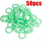 10/30/50 tk silikoonist O-kujuline helendav r&otilde;ngas v&auml;lik&auml;mping maak&uuml;&uuml;nte &ouml;&ouml; ava fluorestseeruv k&uuml;&uuml;nevarda telgi tarvikud 10pcs