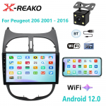 Peugeot 206 206CC 206SW 2001 - 2008 Autoraadio Autovideopleierid CarPlay Android Auto Ei 2 din 2din DVD 1GB+32GB carplay