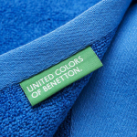 Tualettlina - Benetton - ORG&Aacute;NIC BE - 100% puuvill - 450 g/m&sup2; - Sinine 50 x 90 cm sinine