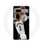 Coque Maniacase pour Google Pixel 7a Victor Wembanyama n&deg;1 San Antonio Spurs Dunk
