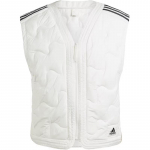 Adidas Nuganic kerge isoleerjakk v&auml;rviplokk V-kaeluse lukuga spordvest meestele Jakid Han-Jade-Valge IS1263 L