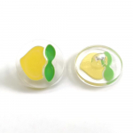 10 tk Ilusad Tulbi N&ouml;&ouml;bid 17,5 mm &Uuml;mmargused Plastikust Varrega N&ouml;&ouml;bid V&auml;rvilise Tulbi Mustriga R&otilde;iva Aksessuaarid 15mm