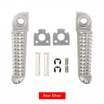 1paar mootorratta jalatoed Jalavangid tagumised eesmised alumiiniumist h&otilde;bedased Yamaha YZF R1 2002-2020 R6 2003-2020 YZF R6S R1M tarvikud