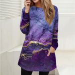 Naiste kampsun, pullover Active Spordir&otilde;ivad taskutr&uuml;kiga vabaaja kaelusega pikkade varrukatega top L sinine