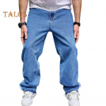 Meeste teksad Keskmise k&otilde;rgusega sirge laia s&auml;&auml;rega sinised taskutega teksap&uuml;ksid &uuml;hev&auml;rvilised High Street Style vabaaja pikad p&uuml;ksid 30