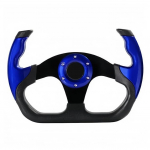 Universaalne Motorsport Styling High Quality 13 320 mm Flat Drift Cool Fashion style Rool t&uuml;&uuml;p D PU &Uuml;ldine PCD=70 mm must