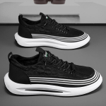 Moodne Krokodillimuster Meeste Kingad Platvorm Loaferid Suvine Hingav Slip-on Meeste Vabaaja Tennised Vulkaniseeritud K&otilde;ndimiseks Zapatillas Hombre 39 hall v&auml;rv