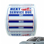 &Otilde;livahetuse meeldetuletussildid 250 lehte Auto&otilde;li hoolduskleebised 2x2 tolli Auto hooldusmeeldetuletuskleebised Autohoolduse jaoks CHINA