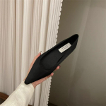 Moodsad Terava Otsaga Naiste Baleriinad Kingad Moodsad Madalad Slip-on Kingad Kevad S&uuml;gis Naiste Mugavad Pehme Tald &Uuml;hev&auml;rvilised Vabaaja Mokassiinid Jalatsid 35 must
