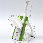 Multifunktsionaalne k&ouml;&ouml;giviljal&otilde;ikur Terasest teraga kartuliviilutaja puuviljakoorija kuubikuteks porgandijuustu riiv K&ouml;&ouml;gividinad