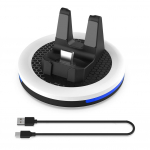 Pok&eacute;mon GO Plus + 2024 Type-C laadimisaluse LED/RGB v&auml;rvilise valguse magnetilise laadija adapter Pokemon Go Plusi tarviku jaoks