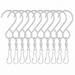 10/20 tk P&ouml;&ouml;rlevad Konksud Klambrid Roostevaba Teras P&ouml;&ouml;rlev Riidepuu Konksud S Riputuskonksud Tuulevurride Riputamiseks