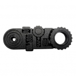 3D-prinditud fidget-m&auml;nguasi, 5-&uuml;hes p&ouml;&ouml;rleva k&auml;iguga ja g&uuml;roskoopilise vurriga, kaasaskantav stressi leevendav m&auml;nguasi igas vanuses &otilde;pilastele ja kontorit&ouml;&ouml;tajatele valge