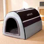 Suur koer mongoli kott kennel keskmine suurus suur s&uuml;gis ja talv koerakuut eemaldatav ja pestav nelja hooaja lemmikloomatarbed 3XL-100x75x68cm