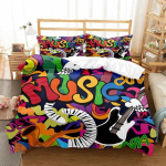 Graffiti Tekikoti Komplekt Armas Hip Hop Stiilis Pol&uuml;ester Tekikate Padjap&uuml;&uuml;riga Kuninganna T&auml;issuurus Laste Teismeliste Voodipesu Komplekt EU Single 135x200cm