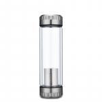 300/400/600 ml klaasist veepudel roostevabast terasest tee infusioonifilter Topeltseinaga kaas paks p&otilde;hjaga joogikontori kodutass kingitus 300ml