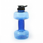 1 tk 1500 ml suure mahutavusega plastikust hantlikujuline kaasaskantav veepudel loomingulised treeninghantlid spordipudel 1.5L