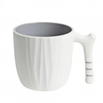 1 tk Kahekihiline harjamistass Laste hambaharjatass Kodu Vannituba Pesemistass Kruusid Kaasaskantavad Reisimise Suuvee Tassid 300ml helesinine v&auml;rv