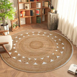 Ringikujuline vaip Magamistoa voodi k&otilde;rval teelaud Etniline luksuslik elutoa diivan P&otilde;hjamaade vaip 160 * 160cm