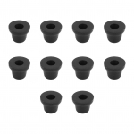 10 tk kummist &otilde;hutusnipli katted kulumiskindlad vastupidavad piduri &otilde;hutusseadme kruvikorgid autodele, mootorratastele, masinatele must