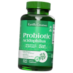 Probiootikum Atsidofiilus, Probiotic Acidolphilus, Earth's Creation 100 geelkapslit (69604002) 100softgels