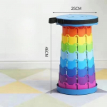 V&auml;ljas kokkut&otilde;mmatavad taburetoolid kaasaskantavad taburetid salongi kokkupandavad toolid matkataburet kokkupandavad mugav kalap&uuml;&uuml;gitool piknikuiste punane