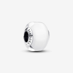 Pandora Valge Mini Murano klaasist v&otilde;lu valge