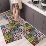 1 tk v&auml;simusvastaseid k&ouml;&ouml;givaipu, boheemlasliku mustriga veekindlat libisemiskindlat paksu polsterdusega k&ouml;&ouml;gimatti, vastupidavat mugavat seisumatti k&ouml;&ouml;gile 40*60cm+40*120cm（2Pcs）