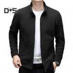 Meeste kevad-s&uuml;gismantel taskutega &Uuml;hev&auml;rviline krae, pikad varrukad T&otilde;mblukuga keskmise pikkusega jope, soe polaarfliisist &uuml;ler&otilde;ivad M tumepruun v&auml;rv