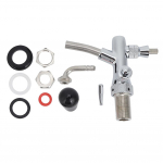 G5/8in Keere Kroomitud Messing Roostevaba Teras Reguleeritav &Otilde;llekraan &Otilde;llevaadi Tarvikud