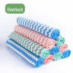 Korallifliisist vett imav mittekiiretav k&ouml;&ouml;gin&otilde;ude riie katioonilise k&uuml;&uuml;rimispadjaga Wave Stripe 25*25 cm