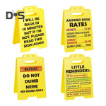 4 tk Naljakad kontorilaua sildid Erksav&auml;rvilised Tugevad Vastuse Hinded Naljakad lauasildid Valged Elevandi Kingitused 4pcs