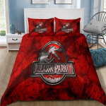 Dinosaurused Jurassic Park 3D Prinditud Voodipesukomplekt &Uuml;he-, Twin-, T&auml;is-, Queen-, King-suuruses Voodikomplekt T&auml;iskasvanu Laste Magamistoa Voodipesu Kingitus 140X200cm-2pcs