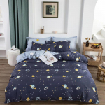 Poiste T&auml;htede ja Galaktika Tekikate Ruumi Planeedi Multika Koomiksi Astronauti Tekikate Piiritu Galaktika T&auml;hevalgusega Kahepoolne Voodipesu Komplekt 4 tk 150x200cm 4pcs set