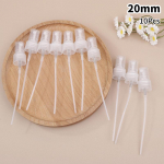 10 tk kaasaskantavad pihustuspudelid, pumba parf&uuml;&uuml;mi otsik, peene udu pihustipea vahetus, t&auml;idetav h&auml;davajalik 18/20/24 mm 20mm puhas